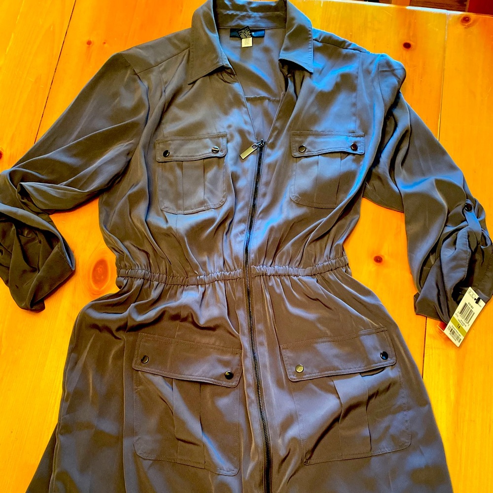 Alfani army green above the knee dress